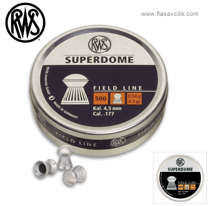 H.SACMA RWS 4,5 mm. Superdome 0,54 gr 1/500